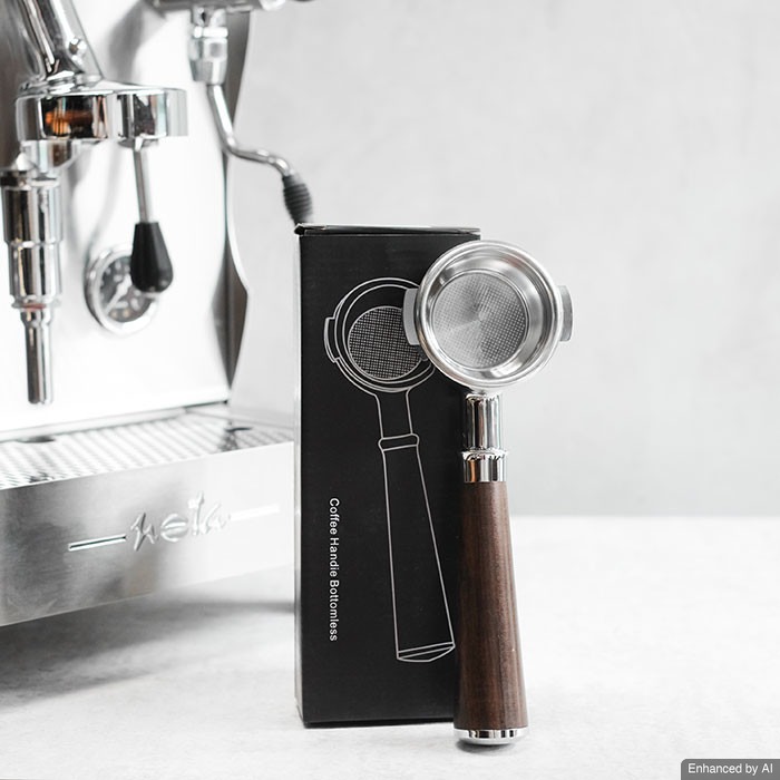 Portafilter Bottomless - E61 58mm (Wood Handle)