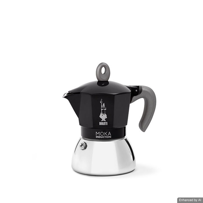 Bialetti Moka Induction 2 Cups / 100ml - Black