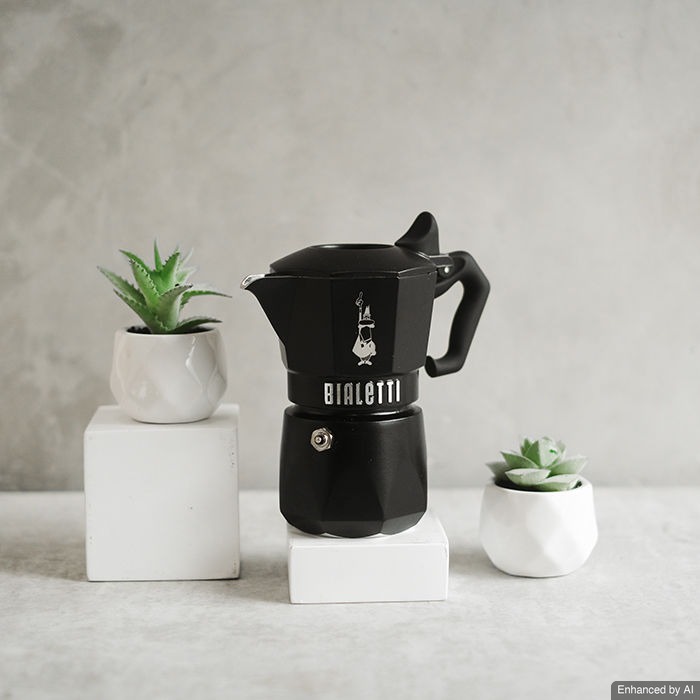 Bialetti - Brikka Black Exclusive - Mokapot 2 Cups