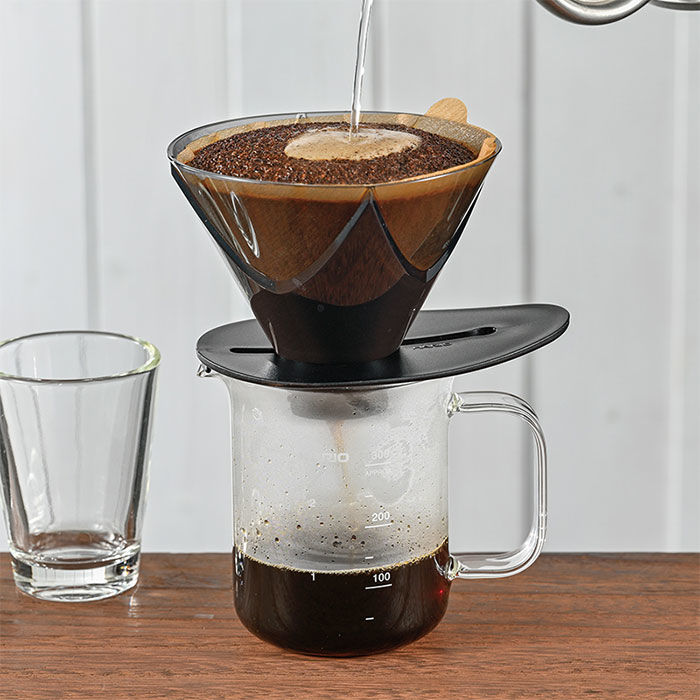 Hario - Alat Seduh Saringan Kopi V60 Pour Over Coffee Dripper Mugen Server Set VDMU-2018-TB