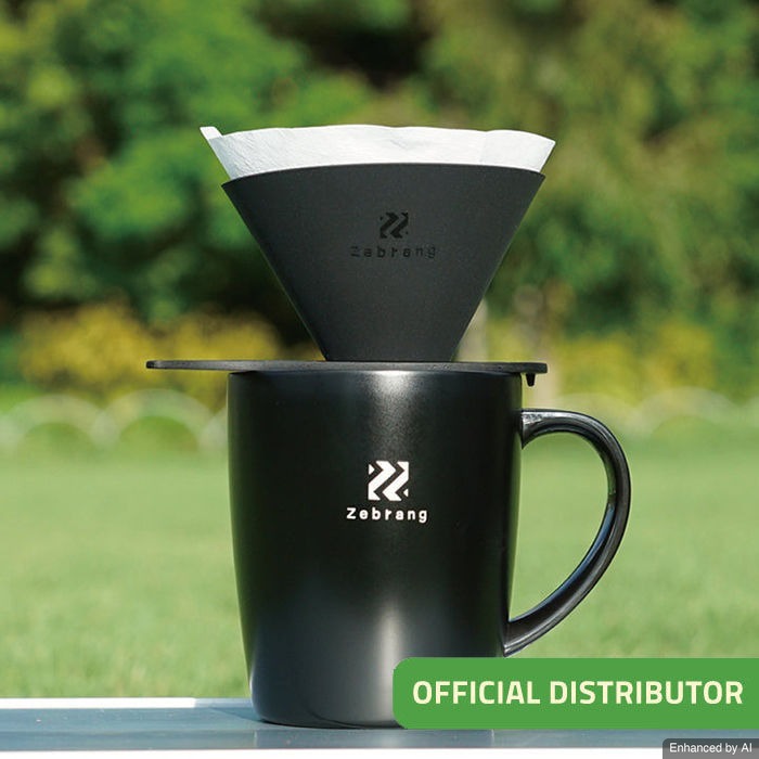 Hario x Zebrang V60 Flat Coffee Dripper ZB-VDF-01B