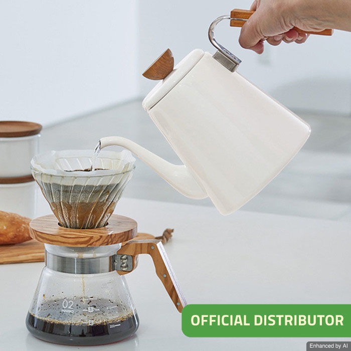 Hario - Teko Drip Coffee Kettle Bona BDK-80-W