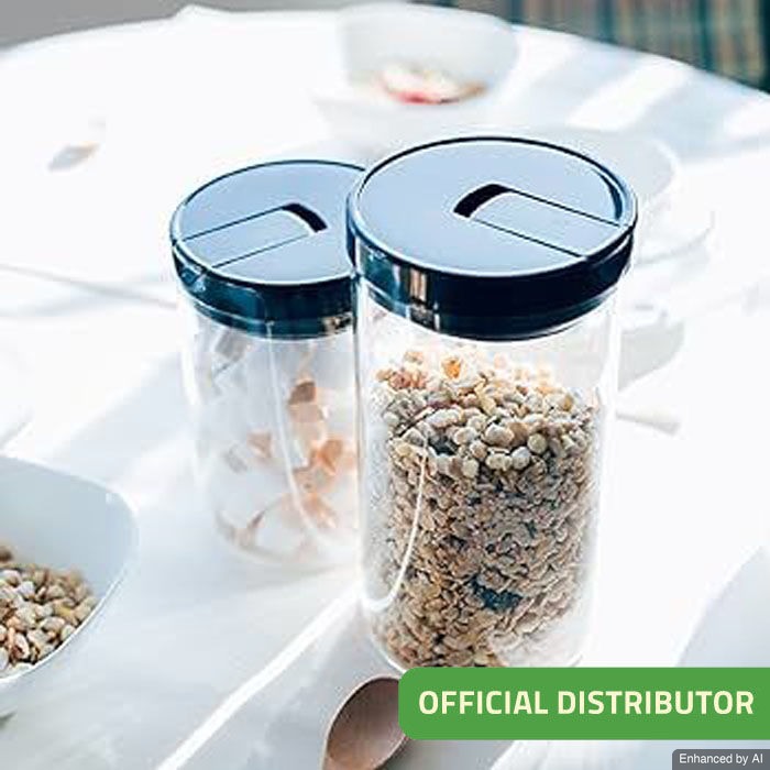 Hario - Toples Biji Kopi Kedap Udara Glass Canister MCNR-200-B
