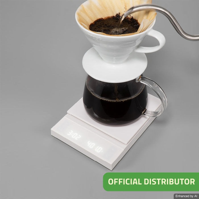 Hario - Timbangan Kopi Digital Drip Scale White CST-2000-W