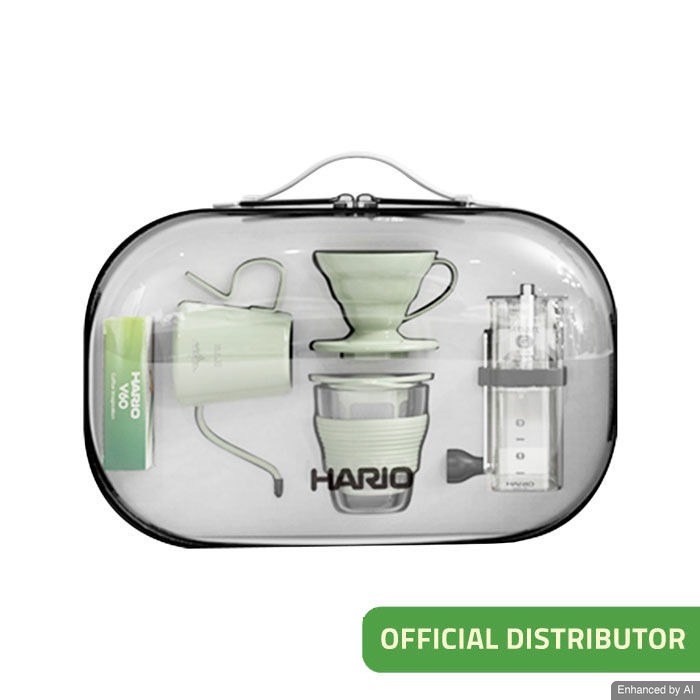 Hario V60 Set with Travel Case Kopi & Teh