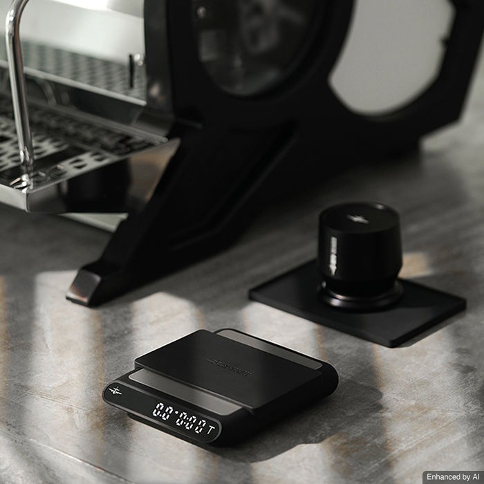 MHW-3BOMBER - Formula Smart Coffee Scale - Timbangan Kopi Digital 2kg / 0.1gr Akurasi - Rechargeable Waterproof Black