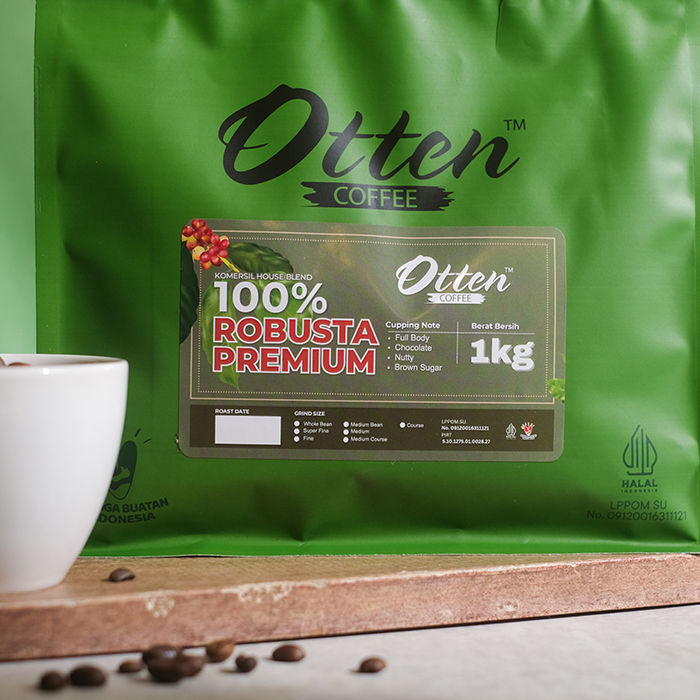 Kopi 100% Full Robusta Premium House Blend 1kg
