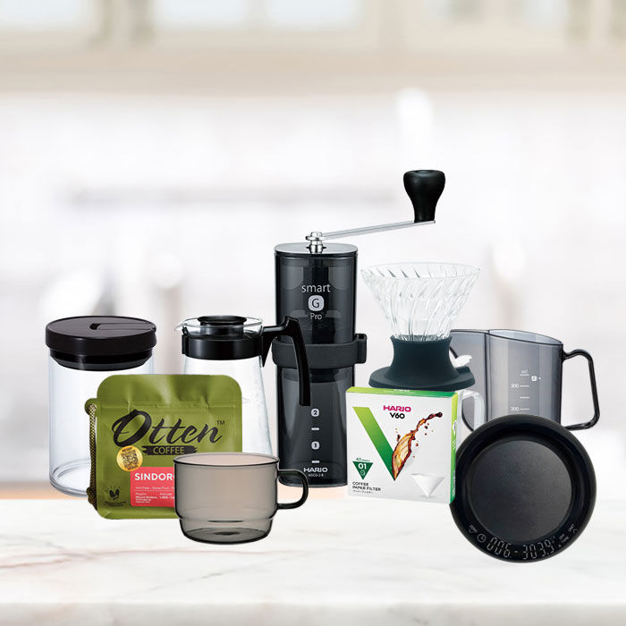 Set Lengkap Hario Immersion Coffee Dripper