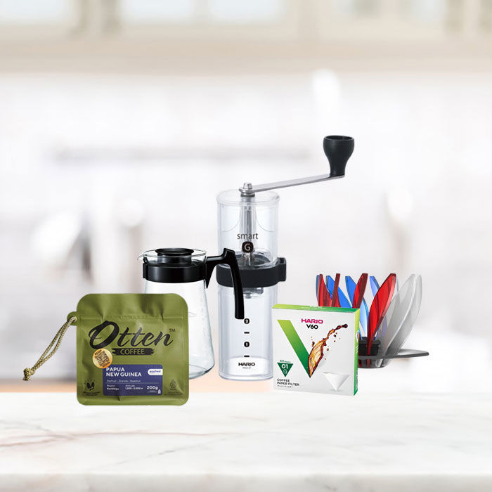 Set Hario V60 Suiren Coffee Dripper