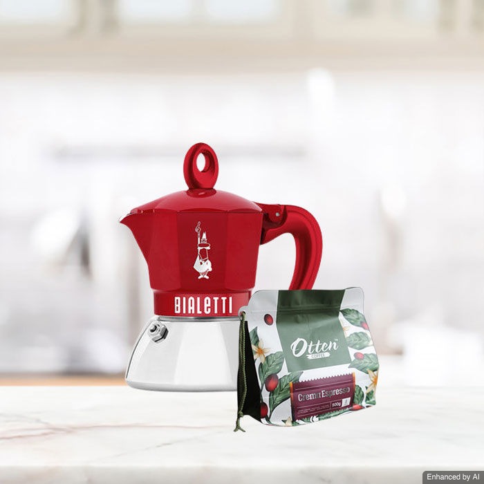 Paket Bialetti Moka Induction 4 cups / 260ml