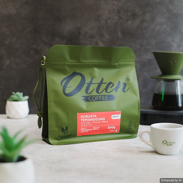 Biji kopi bubuk kopi robusta temanggung