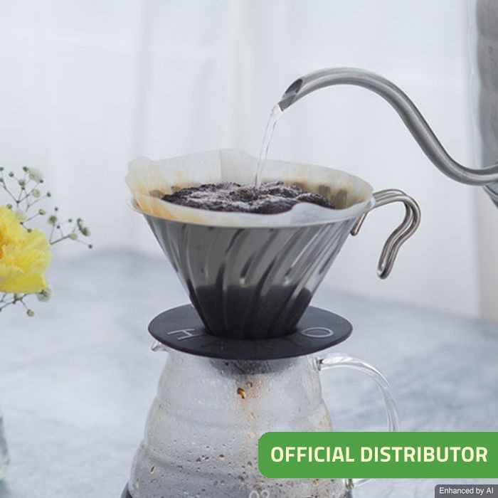 Hario V60 Coffee Dripper Metal Silver VDMR-02-HSV