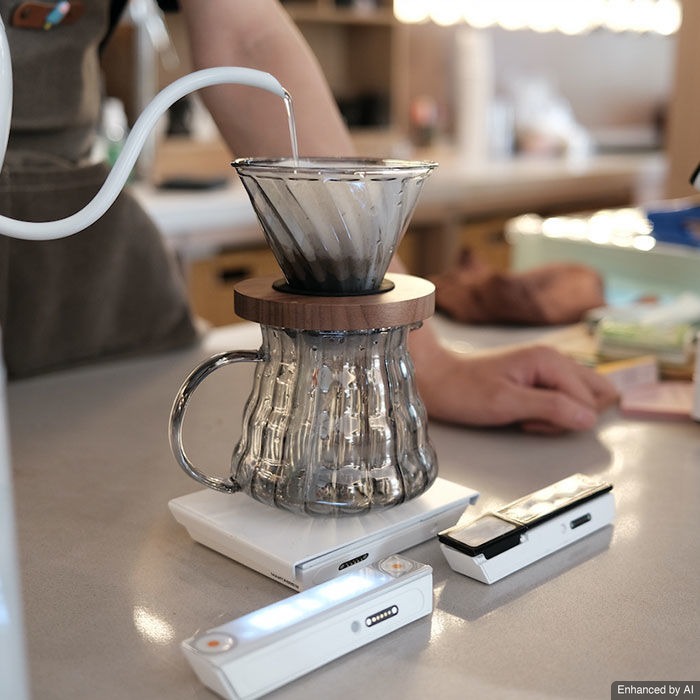 Mantabrew WeighMaster Combo Modular Coffee Scale - Timbangan Kopi Digital (Silver)