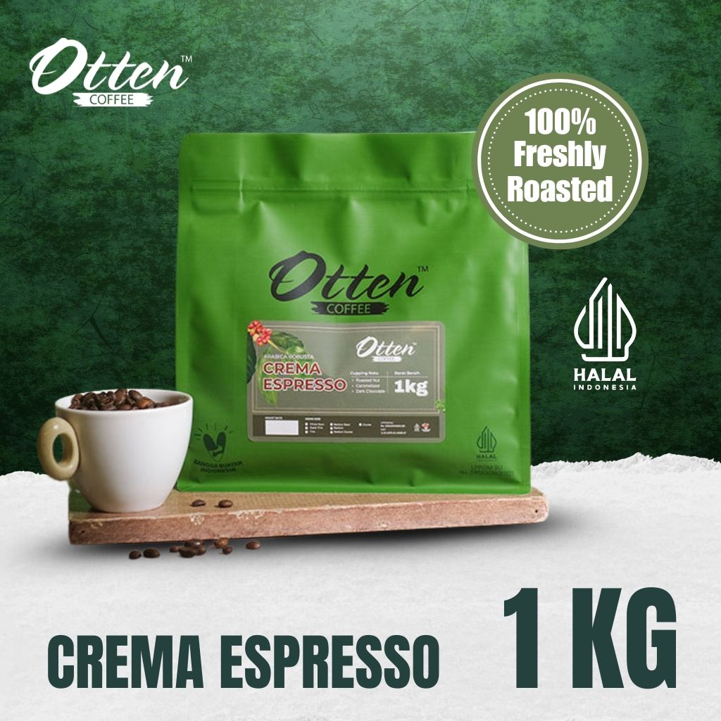Biji kopi bubuk kopi crema espresso kiloan