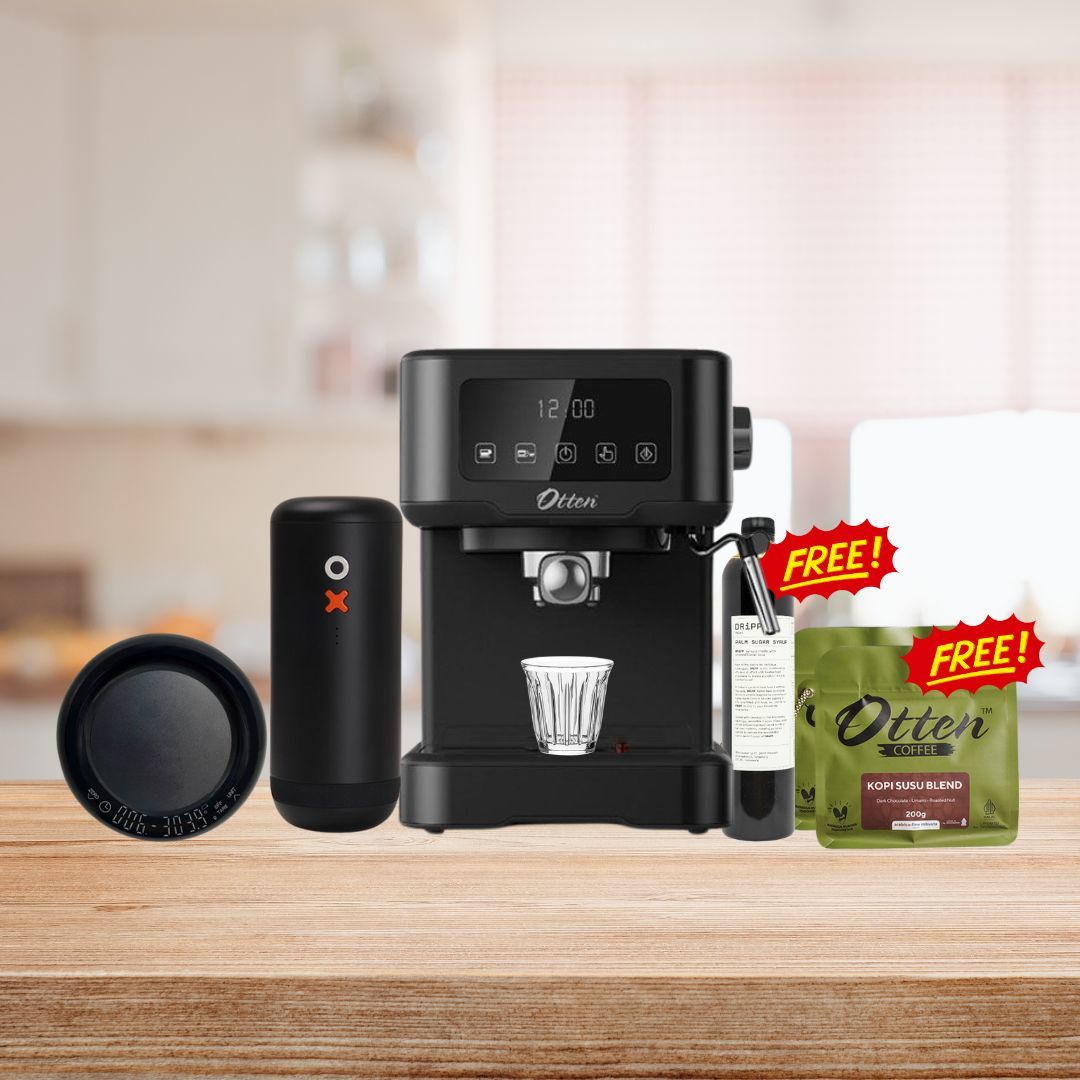 Grinder Kopi Portable + Mesin Kopi Ottura