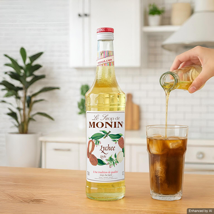 sebotol monin syrup lychee
