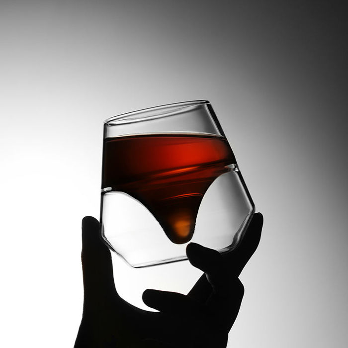 MHW-3BOMBER - DW Glass 130ml Gelas Kopi Double Wall - A-Shaped Transparent