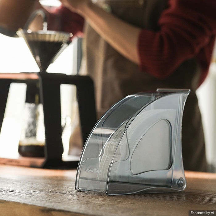 MHW-3BOMBER - Snail Coffee Filter Paper Holder - Tempat Simpan Kertas Saring Kopi V60 - White