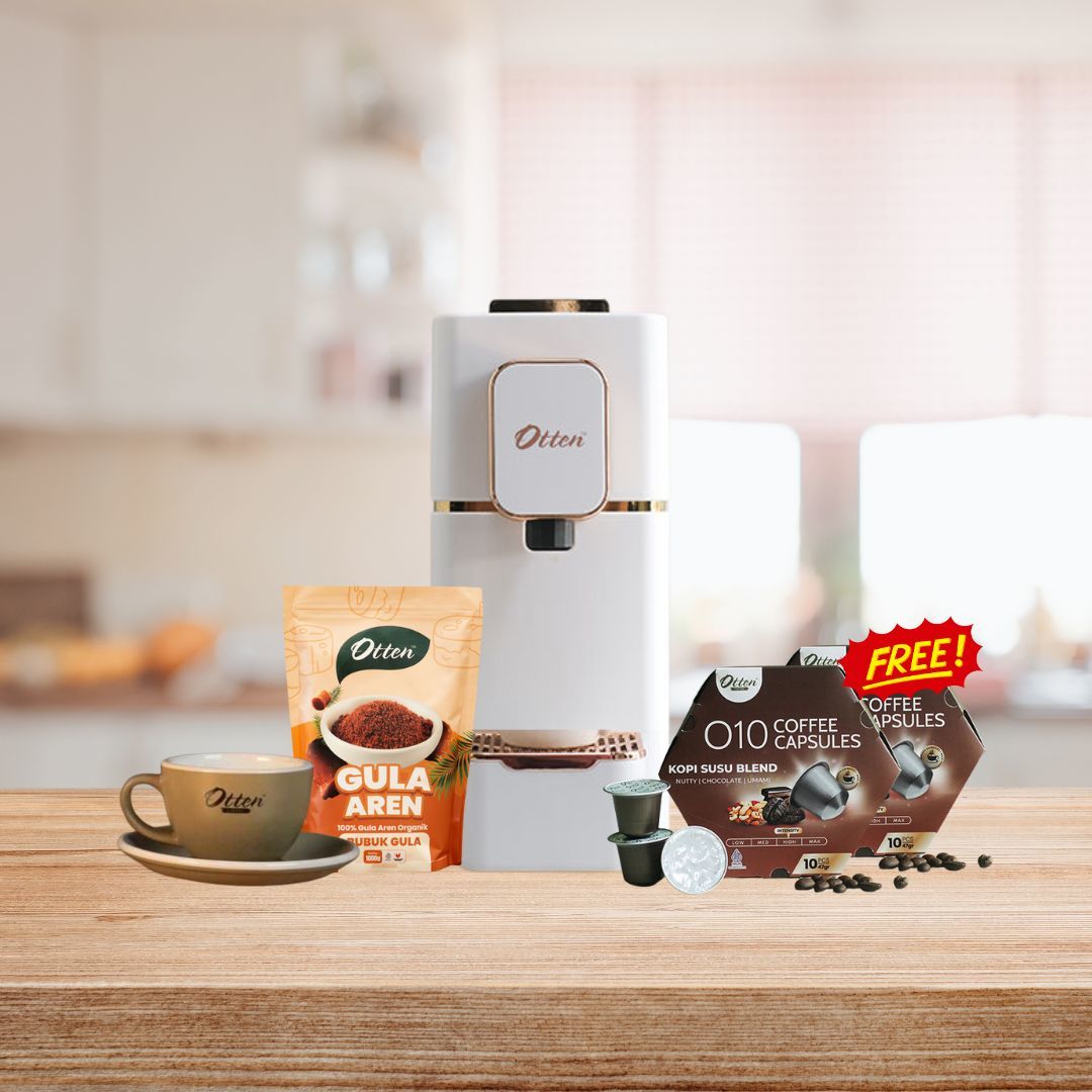Paket Mesin Kopi Susu Gula Aren Otten Veloce Pearl free Kopi Kapsul