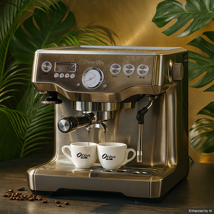 Breville - Coffee Machine Dual Boiler (Steel) - BES920BSS