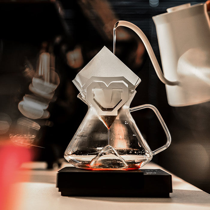 MHW-3BOMBER - Hill Coffee Server Kopi 600ml - Gelas Kopi V60 Pour Over - Transparent