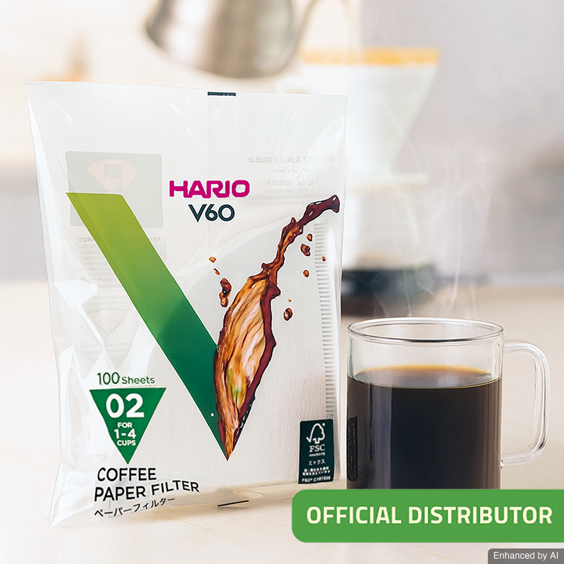 Hario - Kertas Saringan Kopi V60 Paper Filter VCF-02-100W (100lbr)