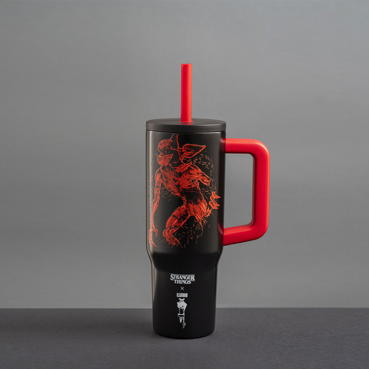 Bialetti Thermic Mug with Straw and Handle Stranger Things