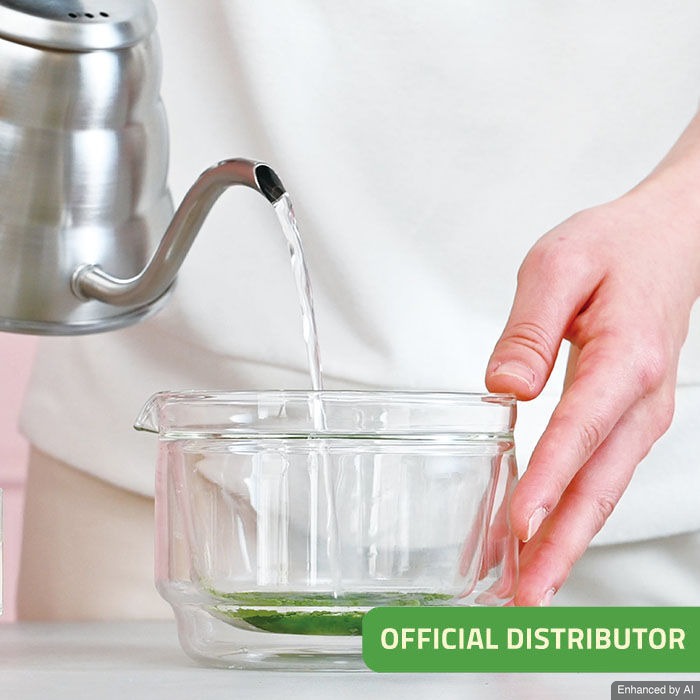 Hario - Double-walled Matcha Bowl 300ml Clear MACB-1-T