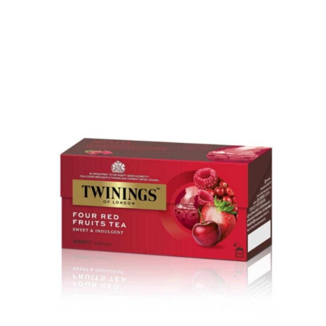 Twinings - 4 Red Fruits Flavoured Tea 50g
