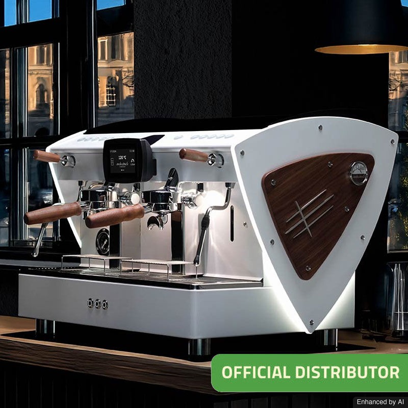 Orchestrale - Etnica Evolution Espresso Machine Professional Automatic 2GR (White) w/ Nut Kit