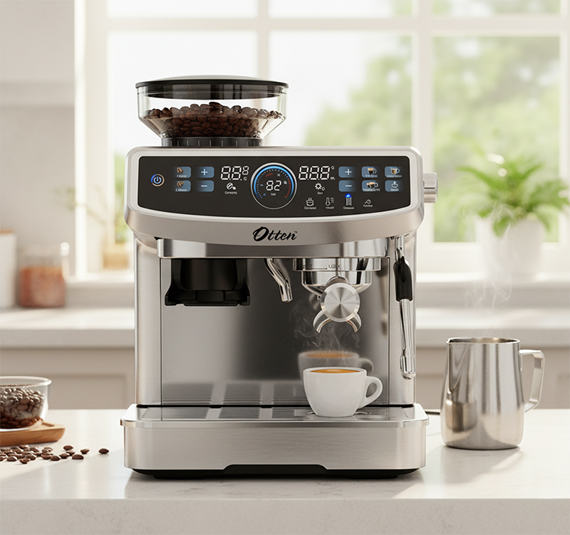 Otten Core X2 mesin espresso dengan grinder