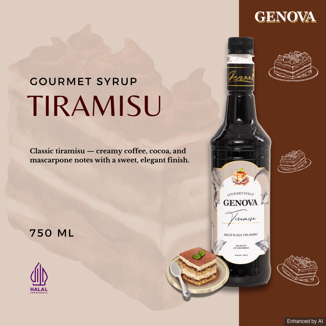 Genova - Syrup Tiramisu 750 ML