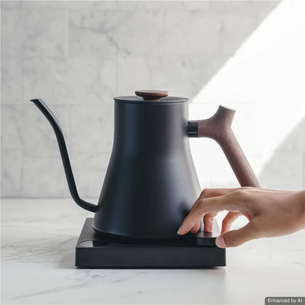 Fellow - Stagg EKG Pro Electric Pour Over Kettle (Matte Black with Walnut Handle)
