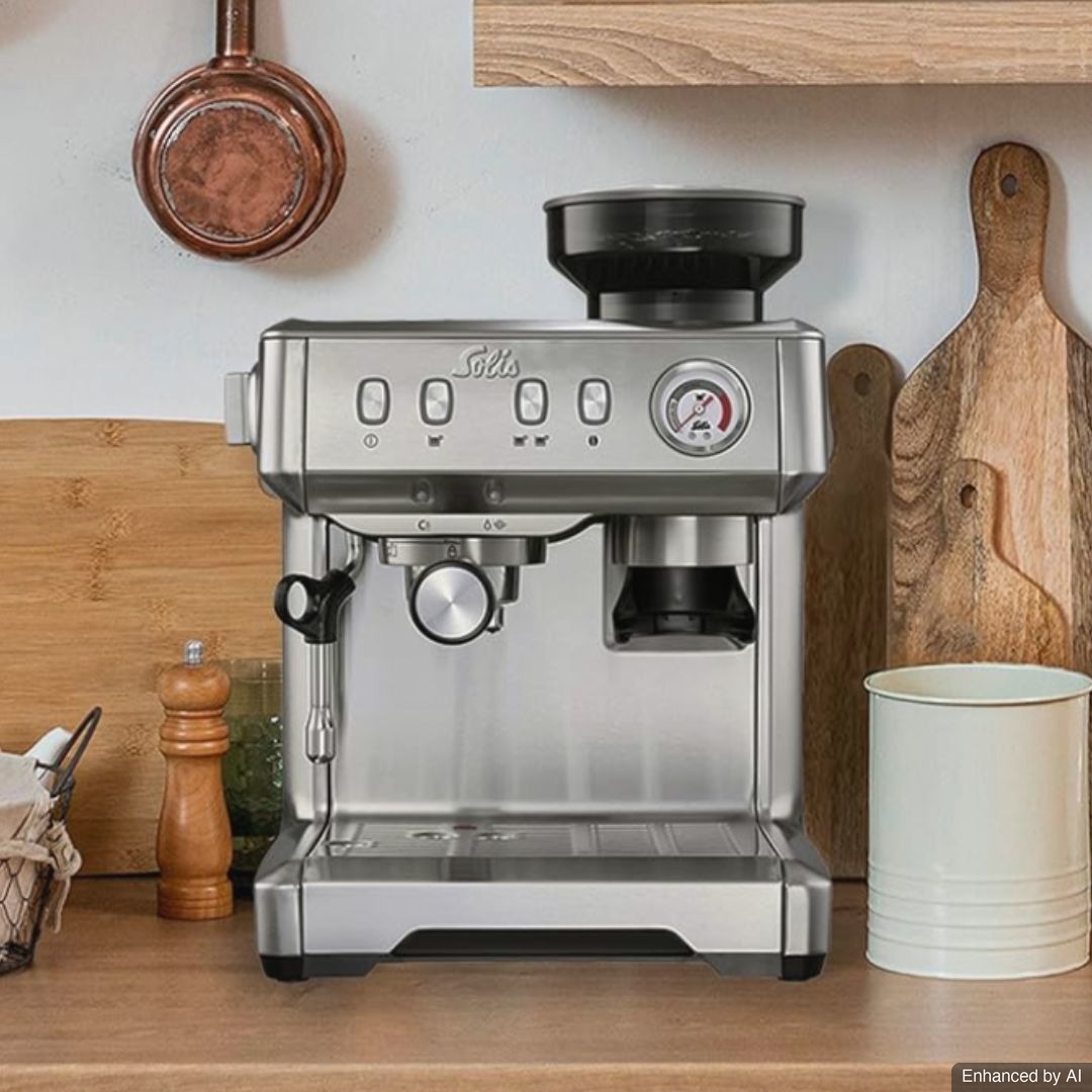 Solis - Mesin Kopi 1018 Grind and Infuse Compact (Silver)