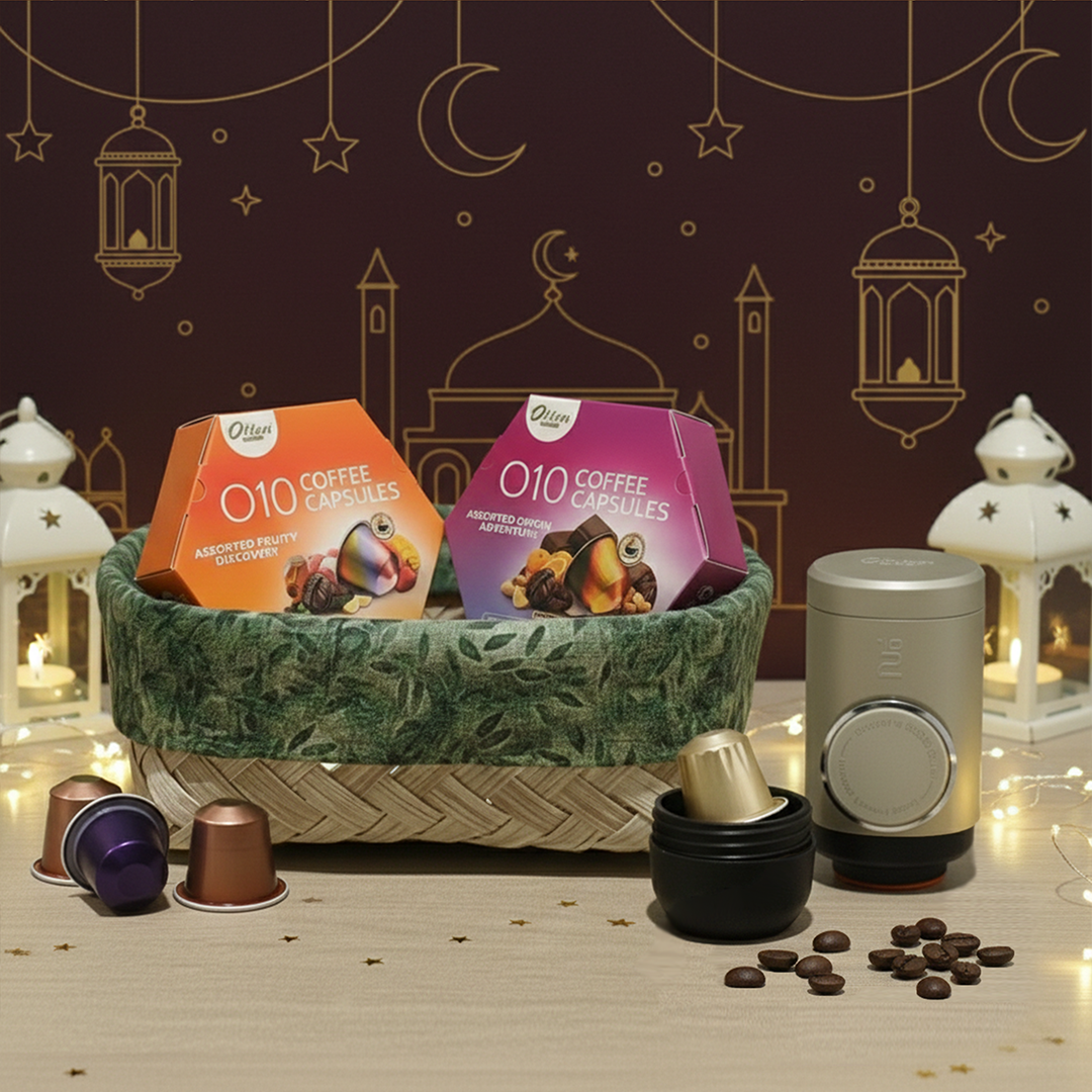 Paket Hampers Ramadhan - Alat Kopi Wacaco Minipresso NS2 Eco Concious Espresso Coffee Maker + Kopi Kapsul