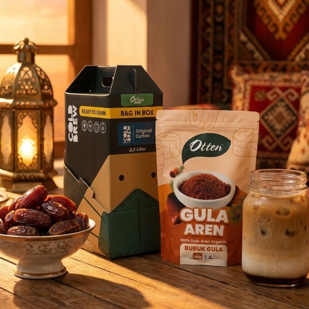 Paket Ramadhan - Ready to Drink Cold Brew Coffee 2.5 L Original + Gula Aren Organik 1Kg