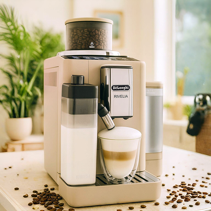 thr mesin kopi delonghi rivelia