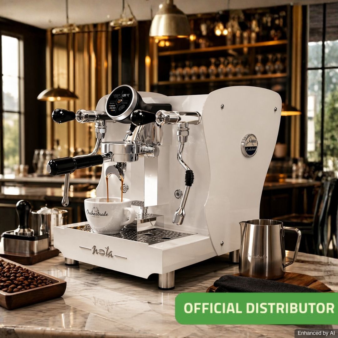 Orchestrale - Nota 1GR Evolution Espresso Machine Professional Automatic PID Touch Screen (Total White)
