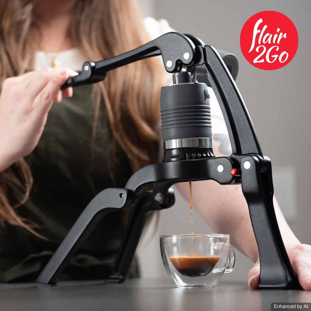 Flair - 2Go Espresso Maker - Pods Model - Kapsul Kopi (Black)
