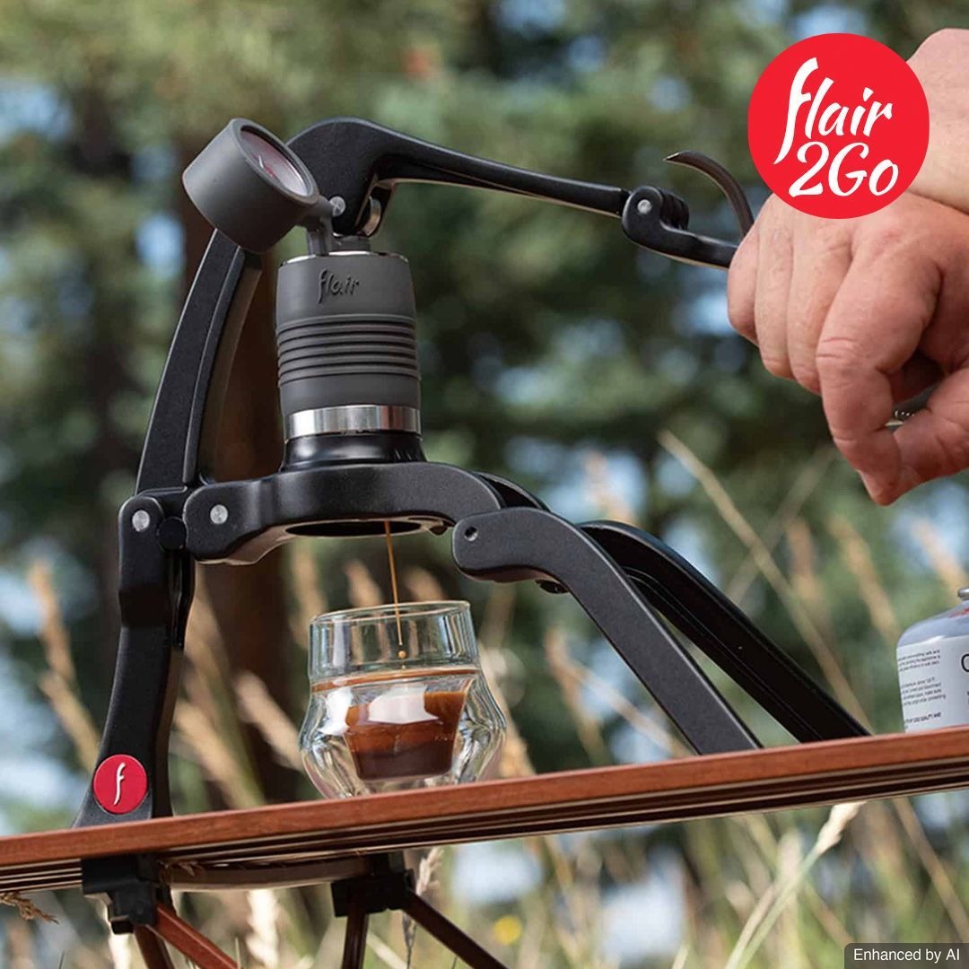 Flair - 2Go Espresso Maker - Ground only Model - Bubuk Kopi (Black)