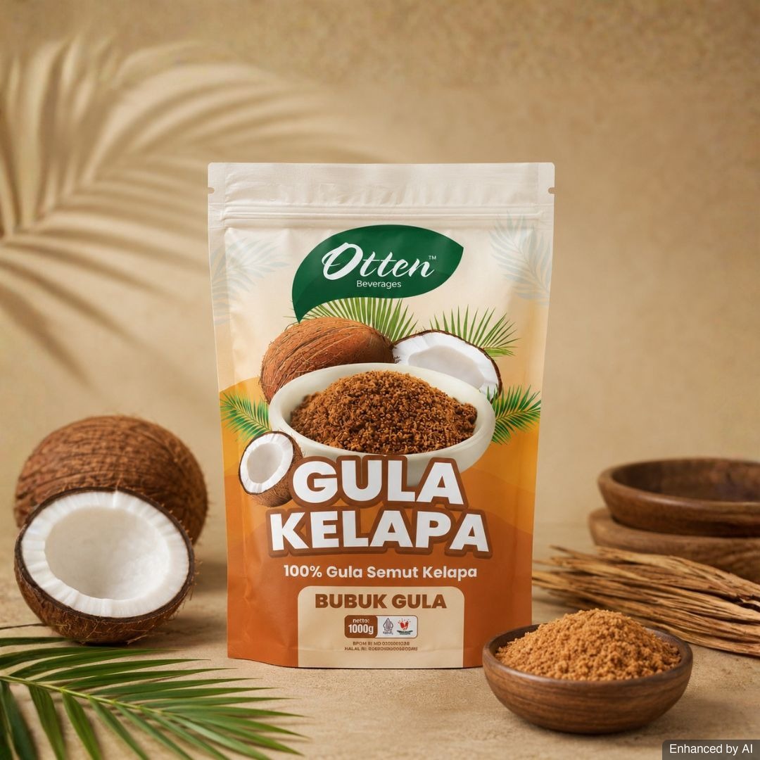 Otten - Gula Kelapa Bubuk Premium 1Kg Coconut Sugar Asli