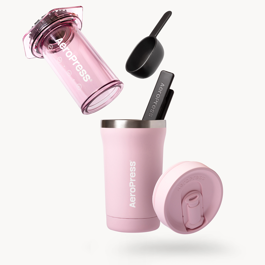 AeroPress - Go Plus Travel Coffee Press (Pink)