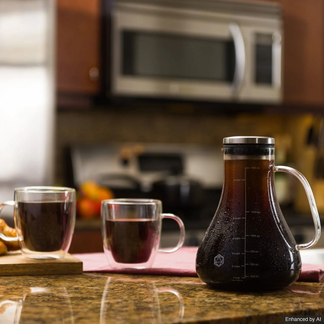 Icosa ARCTIC Cold Brew Coffee System - Server Kopi Alat Seduh Dingin Kaca Borosilicate Glass Tahan Panas