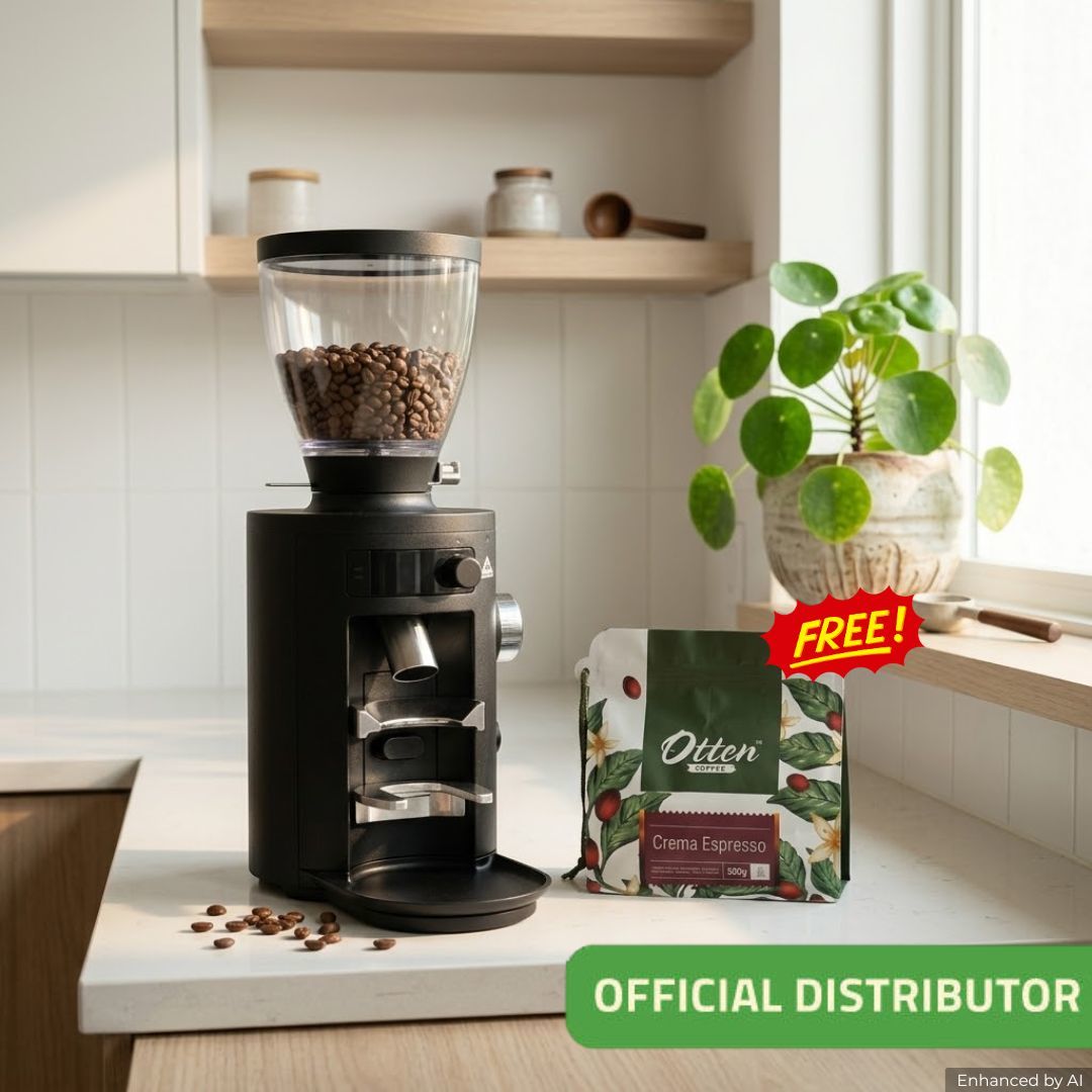 Mahlkonig - Mesin Penggiling Biji Kopi Home Grinder (X54) Black - Free Crema Espresso 500gr