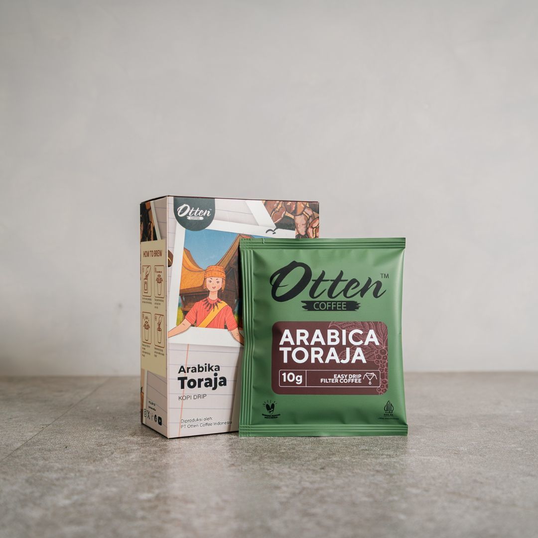 Otten - Drip Coffee Kopi Arabica Toraja Single Origin Isi 5 Sachet