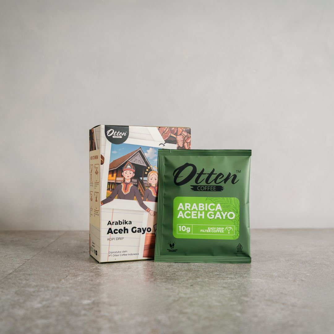 Otten - Drip Coffee Kopi Arabica Aceh Gayo Single Origin Isi 5 Sachet