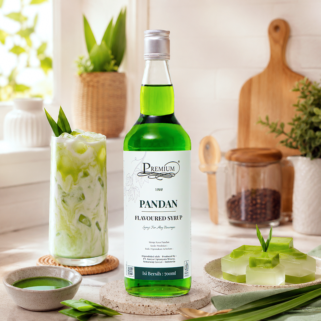 Premium Syrup - Pandan 700ml