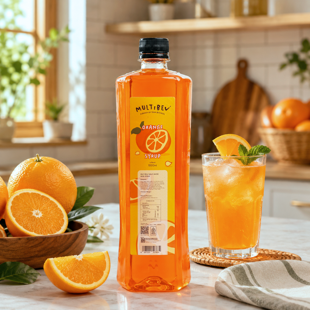 MultiBev - Syrup Orange Bottle 1 L