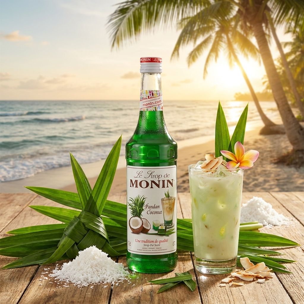 Monin - Syrup Pandan Coconut (700 ML)