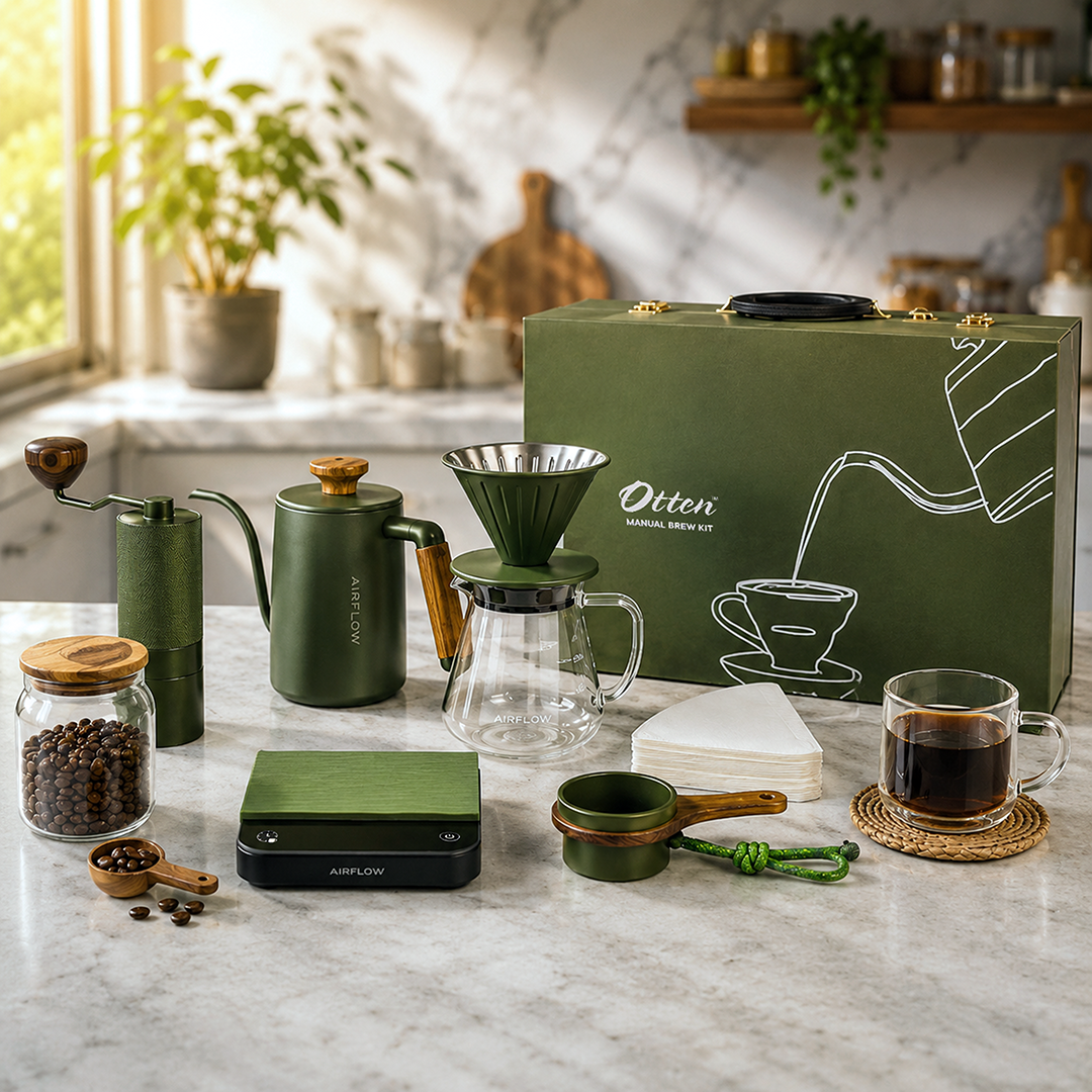 Otten - Paket Alat Kopi Home Brew V60 - Full Set Seduh Kopi Manual